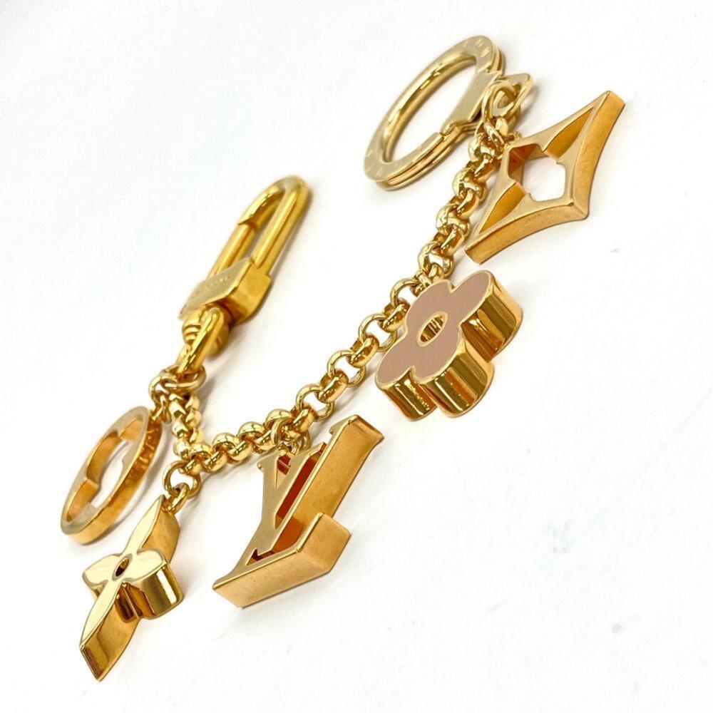Louis Vuitton Fleur de Monogram Keychain M65111 Gold - Picture 4 of 7